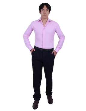 Camisa de vestir Parllieni manga larga para hombre
