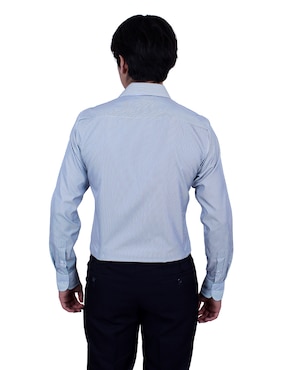Camisa de vestir Parllieni manga larga para hombre