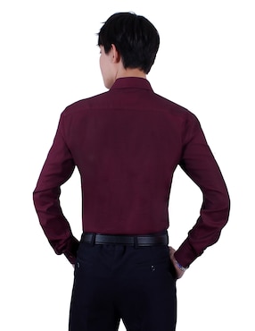 Camisa de vestir Parllieni manga larga para hombre