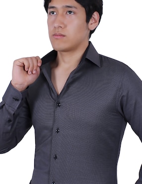 Camisa de vestir Parllieni manga larga para hombre