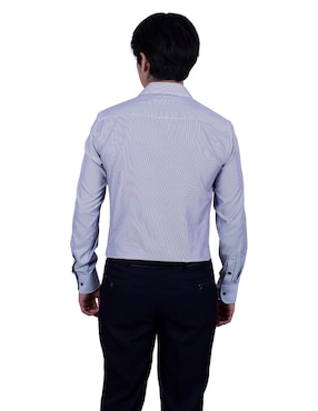 Camisa de vestir Parllieni manga larga para hombre