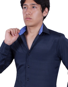 Camisa de vestir Parllieni manga larga para hombre