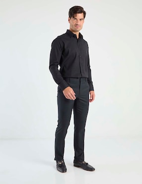 Camisa de vestir Parllieni manga larga para hombre