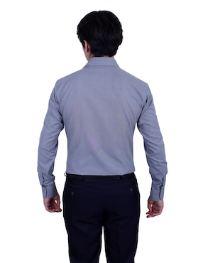 Camisa de vestir Parllieni manga larga para hombre