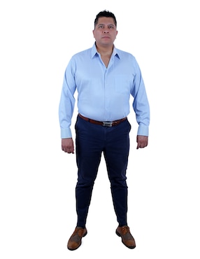 Camisa de vestir Parllieni manga larga para hombre