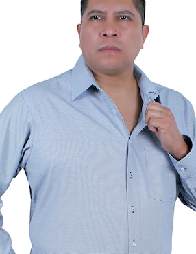Camisa de vestir Parllieni manga larga para hombre