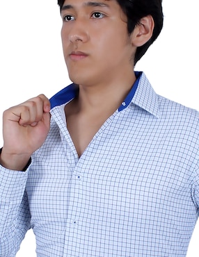 Camisa de vestir Parllieni manga larga para hombre