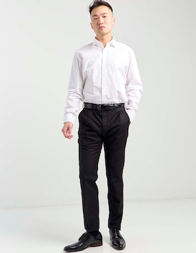 Pantalón casual recto Contempo para hombre