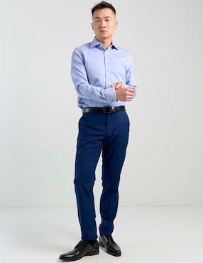 Pantalón casual recto Contempo para hombre