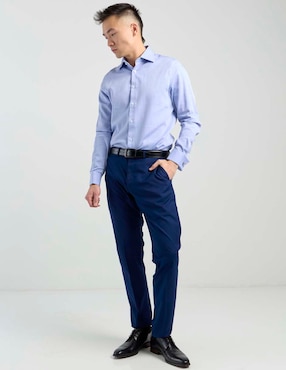 Pantalón casual recto Contempo para hombre