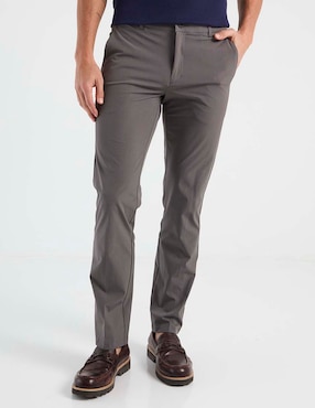 Pantalón casual regular Contempo de algodón para hombre