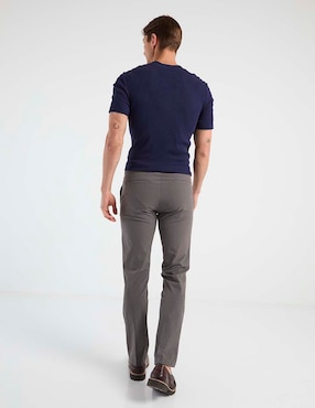 Pantalón casual regular Contempo de algodón para hombre