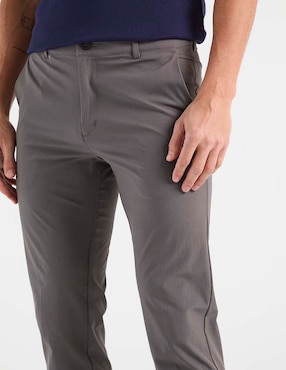 Pantalón casual regular Contempo de algodón para hombre