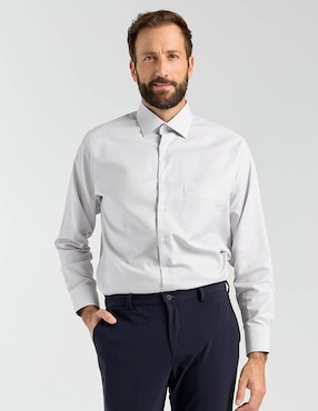 Camisa de vestir Parllieni manga larga para hombre