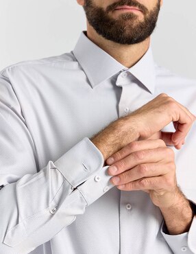 Camisa de vestir Parllieni manga larga para hombre