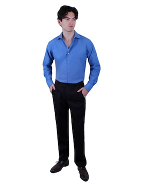 Camisa de vestir Parllieni manga larga para hombre