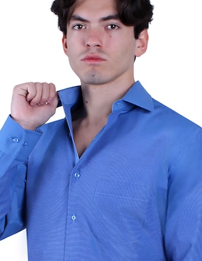 Camisa de vestir Parllieni manga larga para hombre