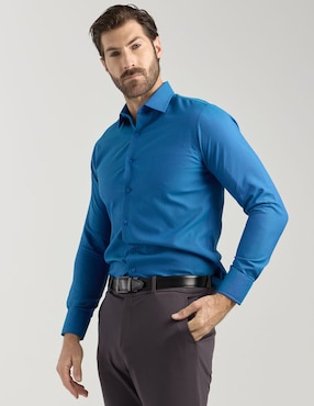 Camisa de vestir Parllieni manga larga para hombre