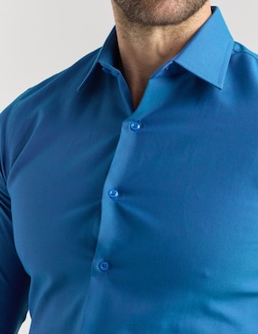 Camisa de vestir Parllieni manga larga para hombre