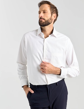 Camisa de vestir Parllieni manga larga para hombre