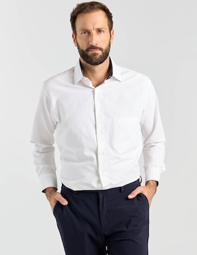 Camisa de vestir Parllieni manga larga para hombre