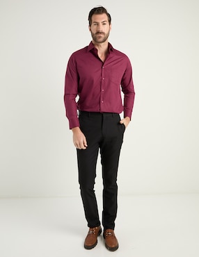 Camisa casual Parllieni manga larga para hombre