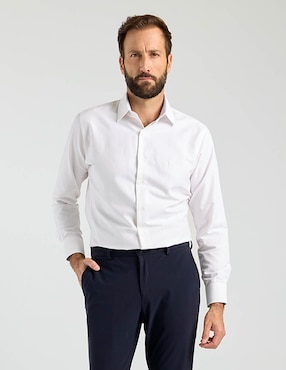 Camisa de vestir Parllieni manga larga para hombre