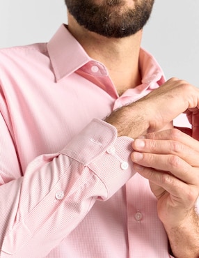 Camisa de vestir Parllieni manga larga para hombre