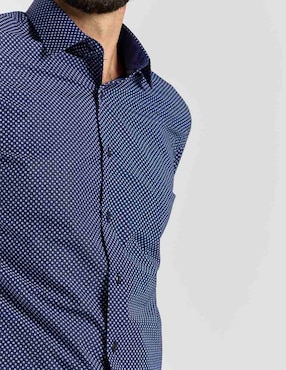 Camisa de vestir Parllieni manga larga para hombre