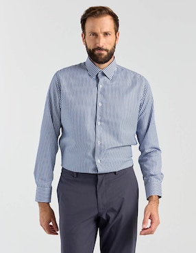 Camisa formal Parllieni manga larga para hombre
