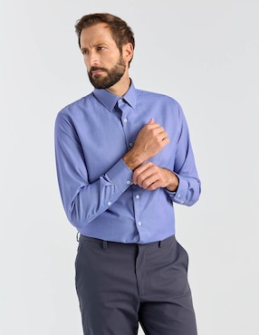 Camisa de vestir Parllieni manga larga para hombre