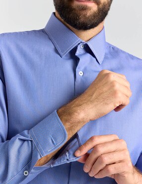Camisa de vestir Parllieni manga larga para hombre