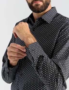 Camisa de vestir Parllieni manga larga para hombre