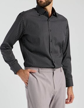Camisa de vestir Parllieni manga larga para hombre