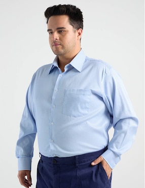 Camisa formal Parllieni manga larga para hombre