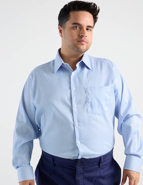 Camisa formal Parllieni manga larga para hombre