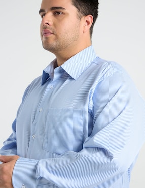 Camisa formal Parllieni manga larga para hombre