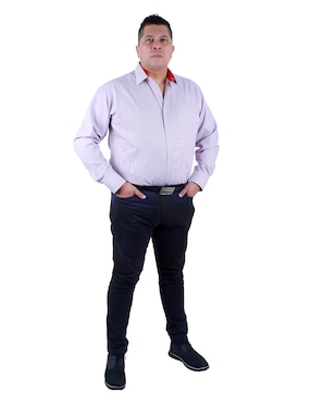 Camisa de vestir Parllieni manga larga para hombre