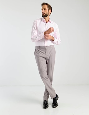 Camisa de vestir Parllieni manga larga para hombre