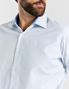 Camisa de vestir Parllieni manga larga para hombre