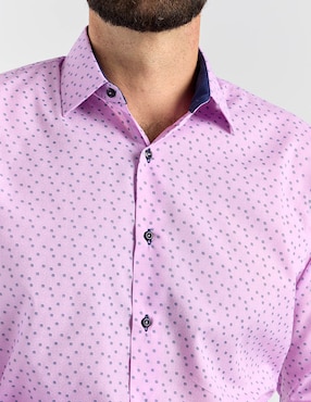 Camisa de vestir Parllieni manga larga para hombre
