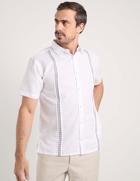Guayabera manga corta Gianfranco Dunna para hombre
