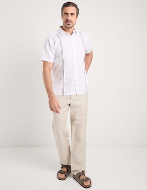 Guayabera manga corta Gianfranco Dunna para hombre