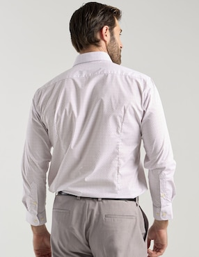 Camisa de vestir Pierre Cardin manga larga para hombre