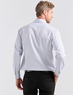 Camisa de vestir Pierre Cardin manga larga para hombre