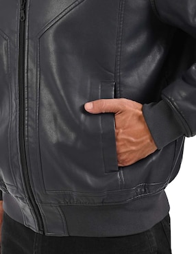 Chamarra bomber Pierre Cardin impermeable con bolsillos para hombre