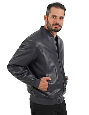 Chamarra bomber Pierre Cardin impermeable con bolsillos para hombre