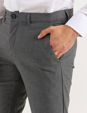 Pantalón de vestir slim Contempo para hombre