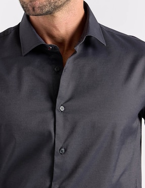 Camisa formal Pierre Cardin manga larga para hombre
