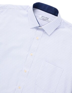 Camisa de vestir Pierre Cardin manga larga para hombre